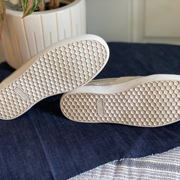 Susina Gold Metallic Slip On Sneakers - Picture 5 of 6